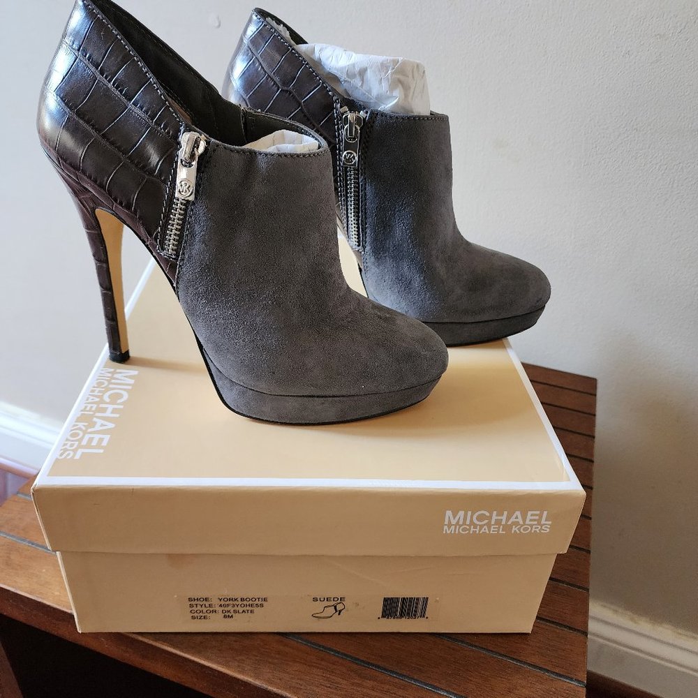 Michael Kors York bootie dk slate